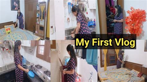 My First Vlog Indian Mom Early Morning Full House Cleaning Routine My