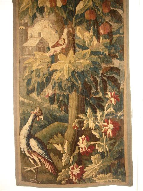 18th Century Bird And Parrot Tapestry Paris France Tapestry Wall