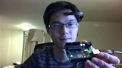 Led On Arduino Blinks With Eye By Eog Detection Youtube