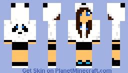 Panda Girl Minecraft Skin