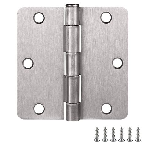 Door Hinge Satin Nickel 3 5 Inch 3 Pack ǀ Hardware Locks ǀ Today s