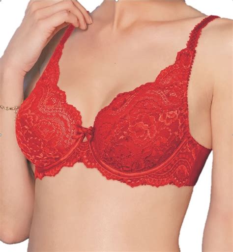 Playtex Flower Lace Underwired Bra P5832 Vibrant Red Ebay