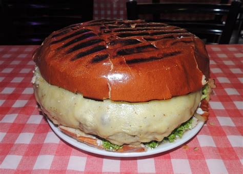 Man Vs Food Londons Belly Buster Burger Challenge Hounslow