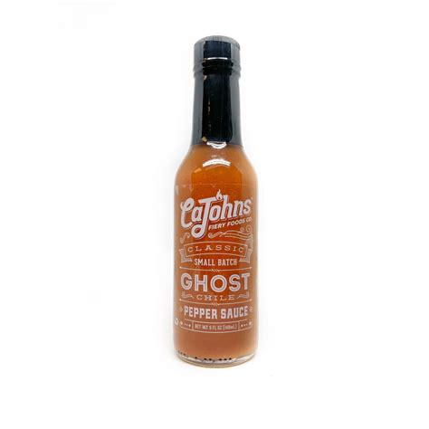 Cajohns Classic Ghost Chile Hot Sauce Chilly Chiles