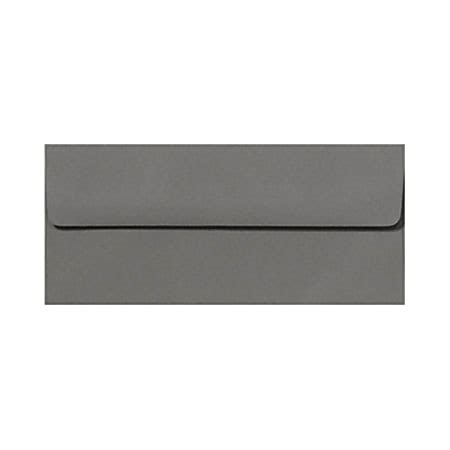 Lux Envelopes Peel Press Closure Smoke Gray Pack Of Office Depot