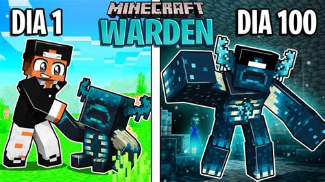 Eu Passei Dias Como Um Warden No Minecraft O Filme Youtube