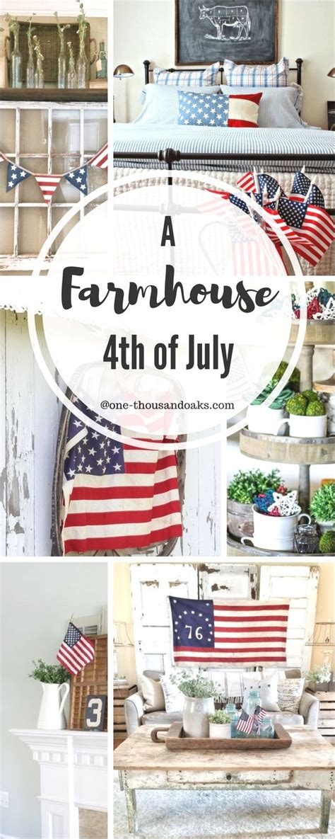 21 Stylish Farm House Design Ideas In 2024 Farmhouse 4th Of July Decor Farmhouse 4th Of July