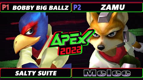 Apex Salty Suite Bobby Big Ballz Falco Vs Zamu Fox Ssbm