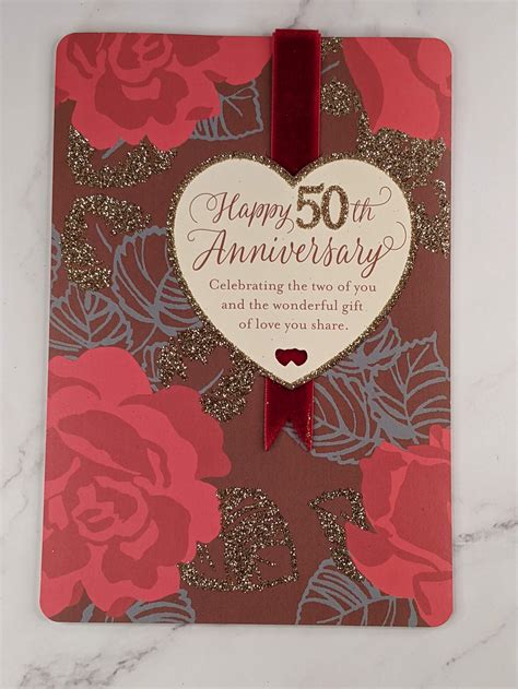 Happy 50th Anniversary Card