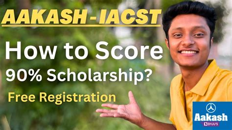 How To Get Scholarship In Aakash Iacst Aakash Instant