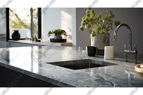 kitchen grey marble