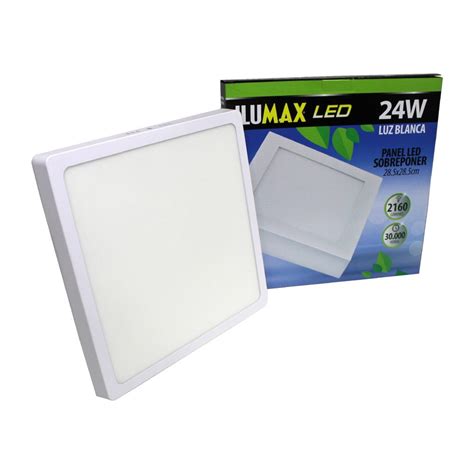 Panel Led W Sobreponer Cuadrado Luz Blanca Cm Ilumax