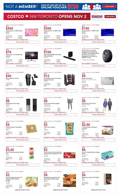 Costco ON West Atlantic Weekly Savings October 30 To November 12