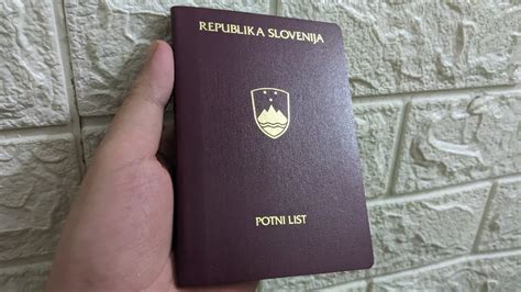 Slovenia Passport Unboxing Youtube