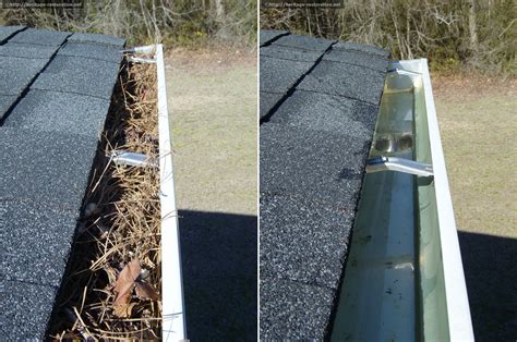 Before After Gutter Clean Out Wm Heritage Pressure Washing