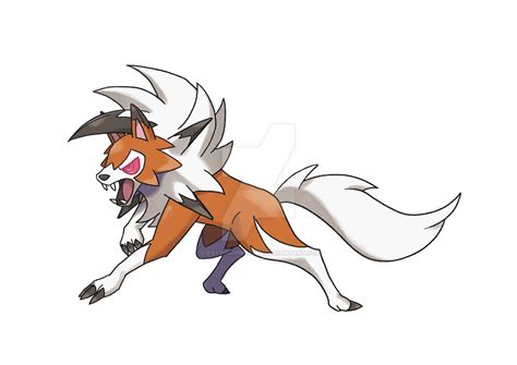 Dusk Lycanroc Commission By Fierydinopiranha On Deviantart