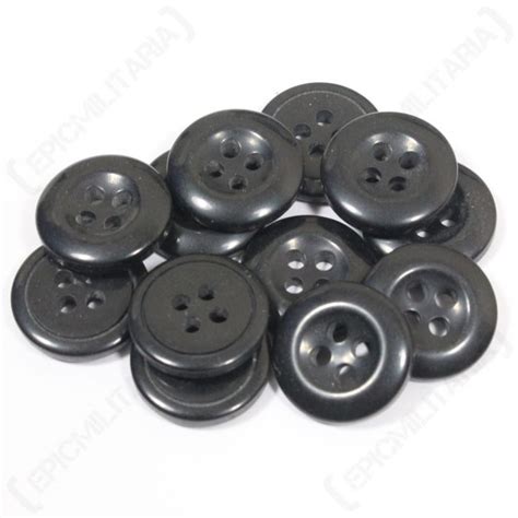 Small Black Buttons - Epic Militaria