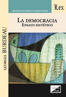 Librería Especializada Olejnik DEMOCRACIA ENSAYO SINTETICO