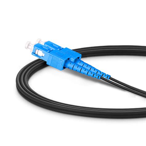 Ruggedized Fiber Patch Cable SC To SC UPC Single Mode Duplex Shop Fiber