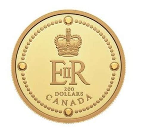 Kanada 200 Dollar Das königliche Monogramm von Queen Elizabeth II 2023