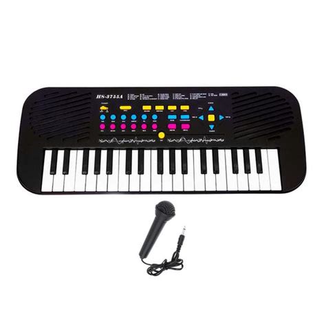 Teclado Piano Infantil Microfone Musical 37 Teclas DM Toys