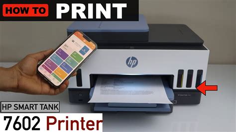 HP Smart Tank 7602 Printing 2 Sided Long Edge YouTube