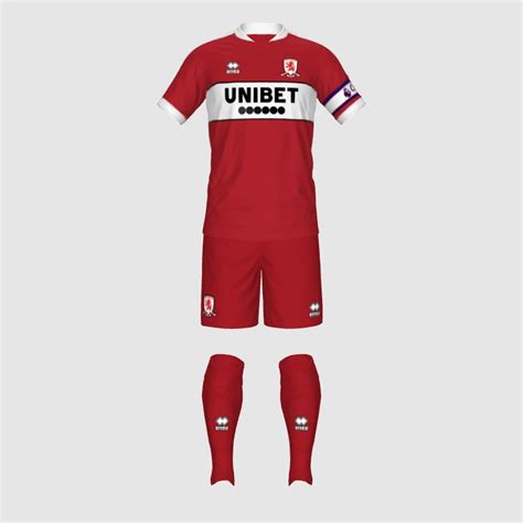 Middlesbrough 23 24 Concept Home Kit FIFA 23 Kit Creator Showcase