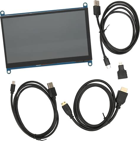 7 İnç Raspberry Pi Dokunmatik Monitör Çift Hoparlörlü 1024x600 HD