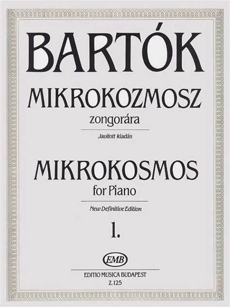 Mikrokosmos 1 von Béla Bartók im Stretta Noten Shop kaufen