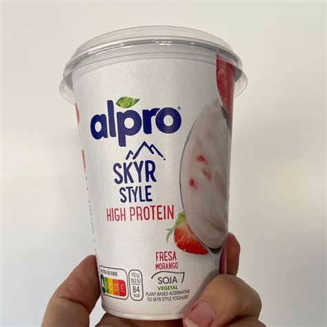 Alpro Fresa Morango Soja Skyr Style High Protein Review Abillion