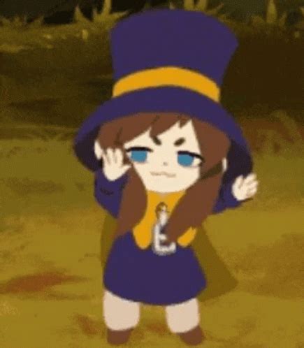 Hat Kid Dance Dancing Smug Cartoon Primogif