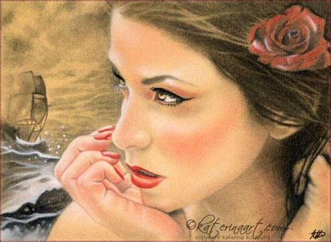 Mermaid S Ship By Katerina Art On Deviantart Portraiture Art Mermaid Art Portraiture