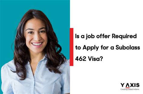 Does The Subclass 462 Visa Require A Job Offer