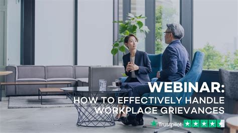 Webinar How To Effectively Handle Workplace Grievances Youtube