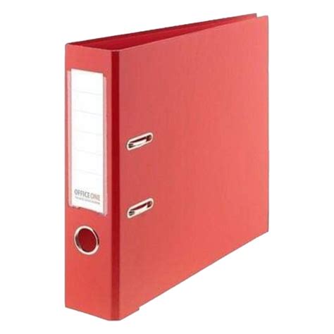 Office One Pvc Colored Box File, A4 Broad, Red Price in Doha Qatar - officestore.qa