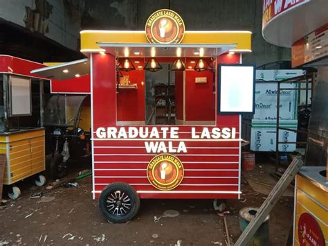 Red Mild Steel Fast Food Stall Kiosk At Rs 135000 In New Delhi Id 18953622988