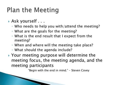 How To Conduct Effective Meetings