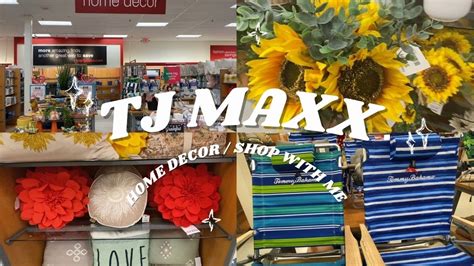 Tj Maxx Summer Home Decor Shop With Me 2023 Youtube