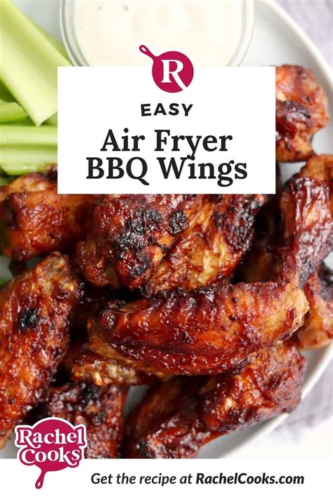 Air Fryer Bbq Chicken Wings Recipe Rachel Cooks