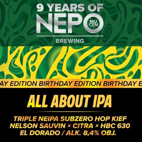 All About Ipa Years Of Nepo Browar Nepomucen Untappd