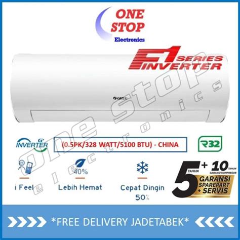 Jual Gree Gwc 05f1 Ac F1 Series Inverter R32 0 5pk Di Seller Kuniy