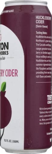 Tieton Cider Works Huckleberry Cider 19 2 Fl Oz Kroger