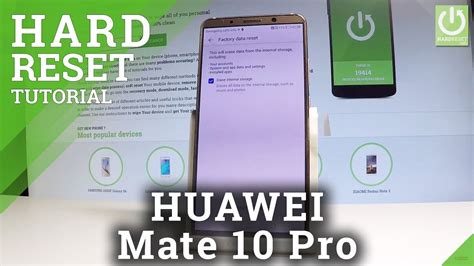 How To Factory Reset HUAWEI Mate 10 Pro Restore Original Settigns