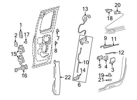 2021 Lincoln Navigator Latch Super Cab Upper Wcable 6l3z18264a27a