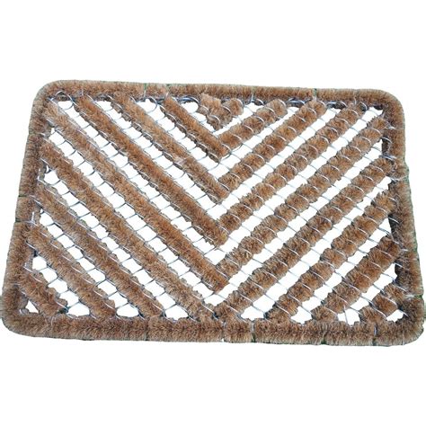 NOVOTEX Tapis Coco Tito 40x60 cm Fibre de coco 100 végétale et