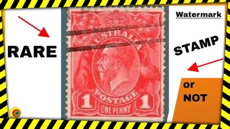 Rare Australia Philately Value How To Find Your Sideways Watermark