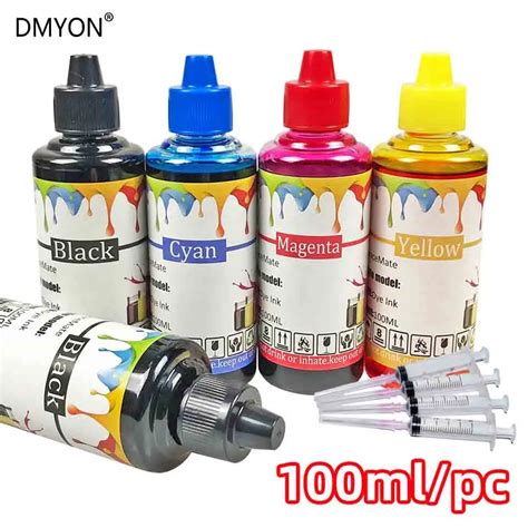 Kit De Recarga De Tinta Universal De 400ml Compatible Con HP Canon