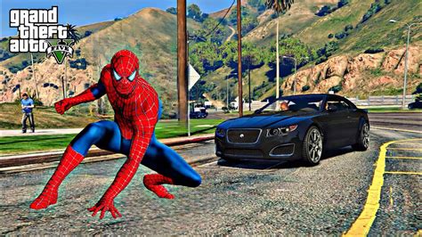 Spiderman Saved Innocent People From Mafia In GTA 5 Spiderman