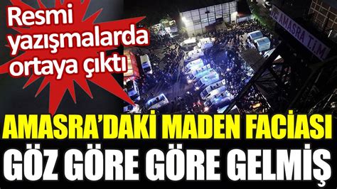 Amasra daki maden faciası göz göre göre gelmiş