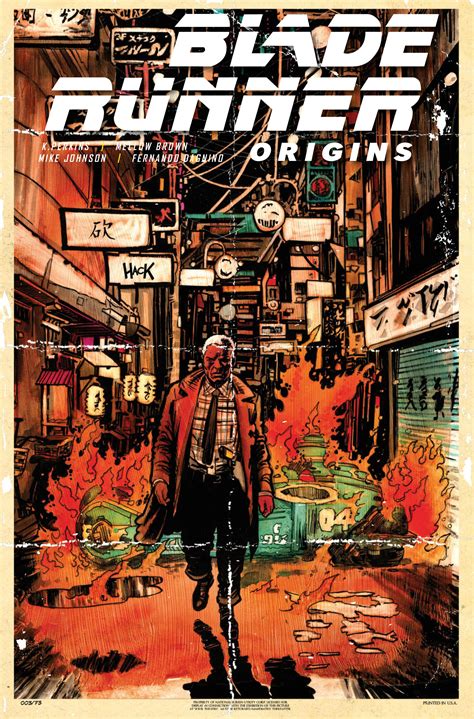 Blade Runner Origins 3 Hack Cover Fresh Comics